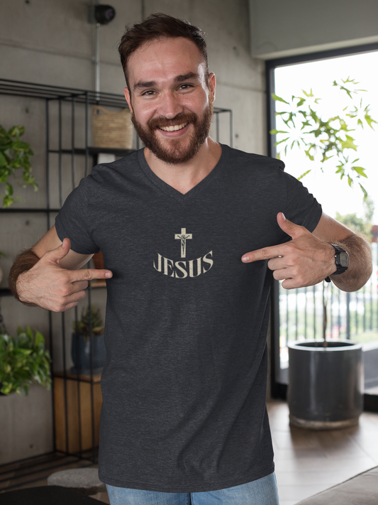 Jesus Cross Graphic Tee — Faith-Based Christian T-Shirt